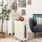 10 Gallon Slim Rolling Laundry Basket With Handle For Bathroom Dorm